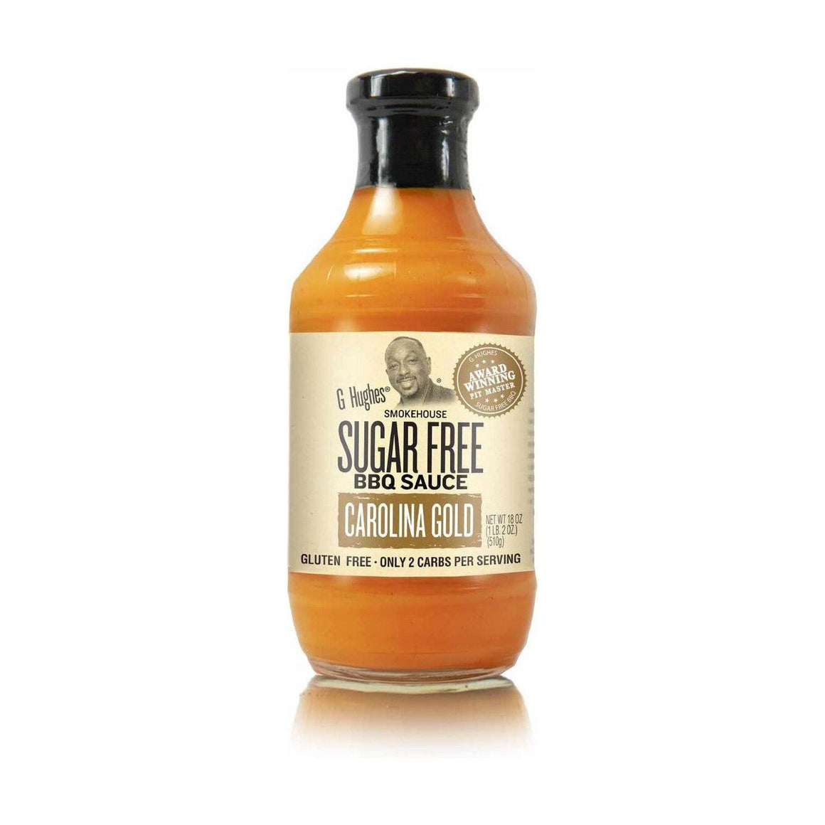 G Hughes Smokehouse - Sauce barbecue sans sucre - Carolina Gold - 18 oz.