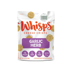 Whisps - Cheese Crisps - Garlic Herb - 2.12oz