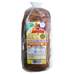 Chompies - Low Carb High Protein Bread - Cinnamon with Raisins - 16 oz bag