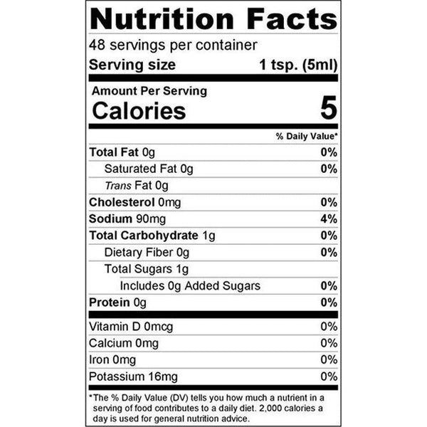 Coconut Secret Coconut Aminos (Soy Sauce Substitute) 8 oz. Low