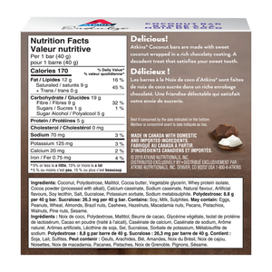 Atkins Endulge Treat - Coconut Bar - 5 Bars