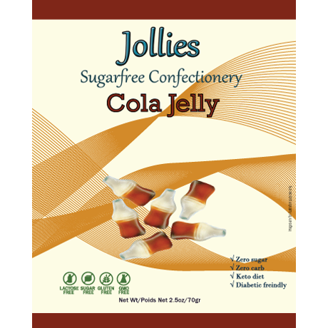 Jollies Sugar Free Candy - Cola Bottles - 2.5oz
