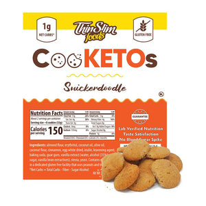 ThinSlim Foods - Keto Cookies - Snickerdoodle