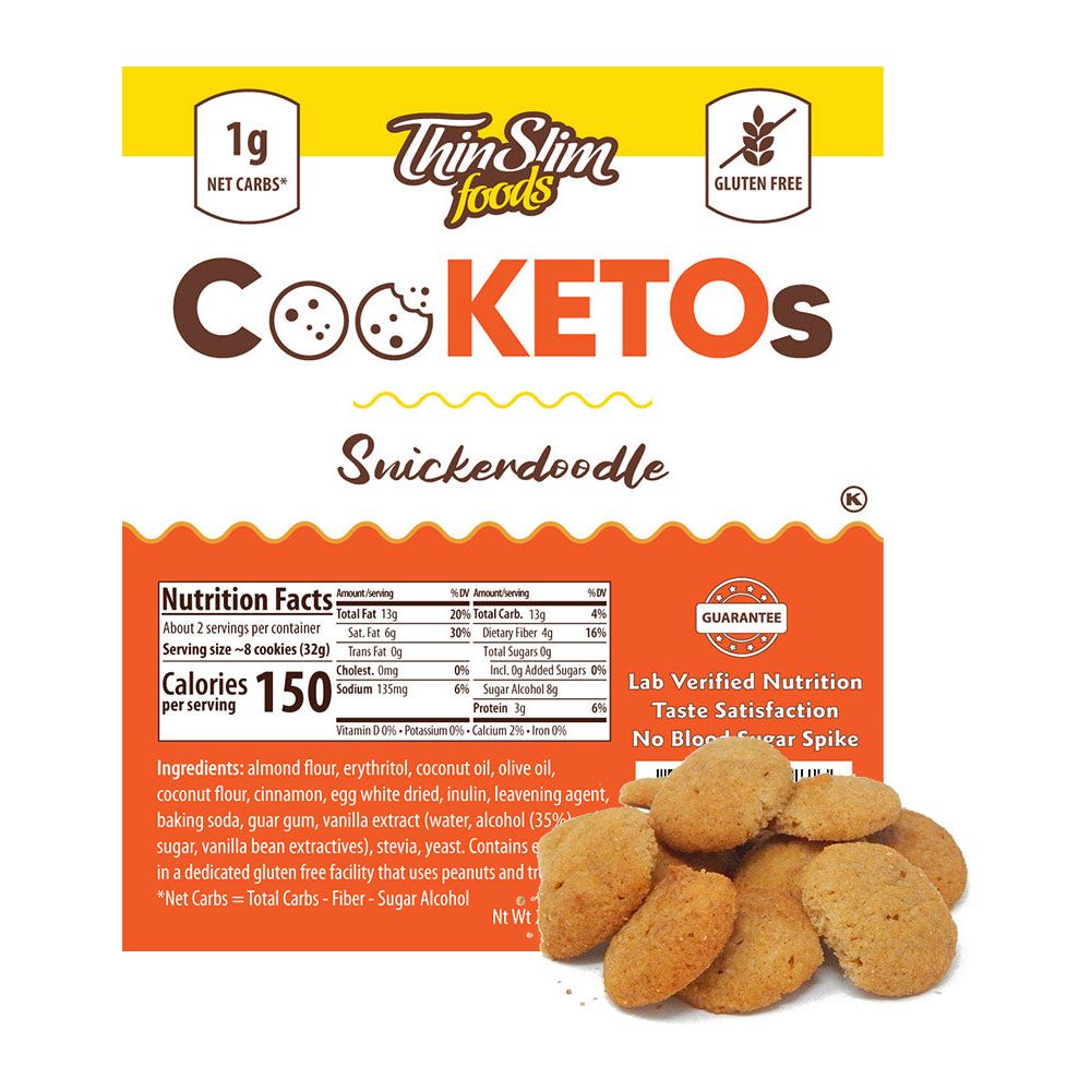 ThinSlim Foods - Biscuits céto - Snickerdoodle