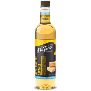 DaVinci - Sirop sans sucre - Caramel au caramel écossais - Bouteille de 750 ml