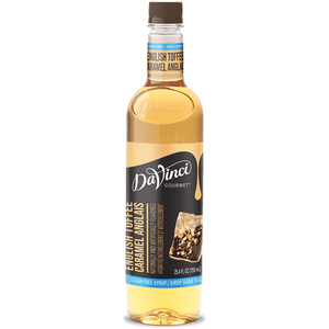 DaVinci - Sirop sans sucre - Caramel anglais - Bouteille 750ml