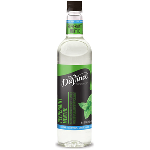 DaVinci - Sirop sans sucre - Menthe poivrée - Bouteille 750ml