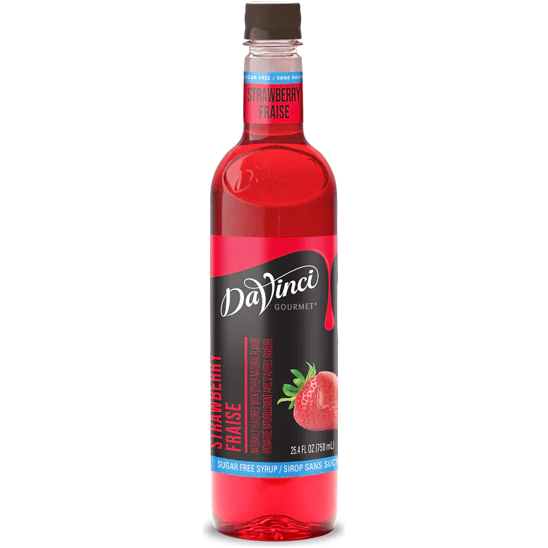 DaVinci - Sirop sans sucre - Fraise - Bouteille 750ml