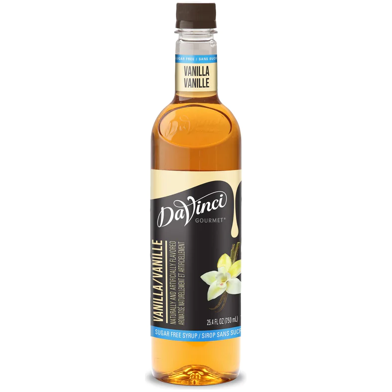 DaVinci - Sirop sans sucre - Vanille - Bouteille 750ml - Low Carb Canada