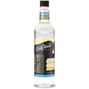 DaVinci - Sirop Sans Sucre - Chocolat Blanc - Bouteille 750ml