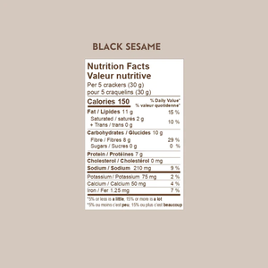 Eve's Crackers Sésame Noir 108g