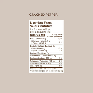 Eve's Crackers Cracked Pepper 108g