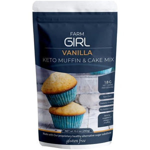 Farm Girl - Mélange à muffins et gâteaux vanille Keto - 12.32 oz.