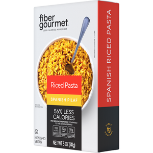 Fiber Gourmet - Pâtes de riz légères à haute teneur en fibres - Espagnol - Boîte de 5 oz