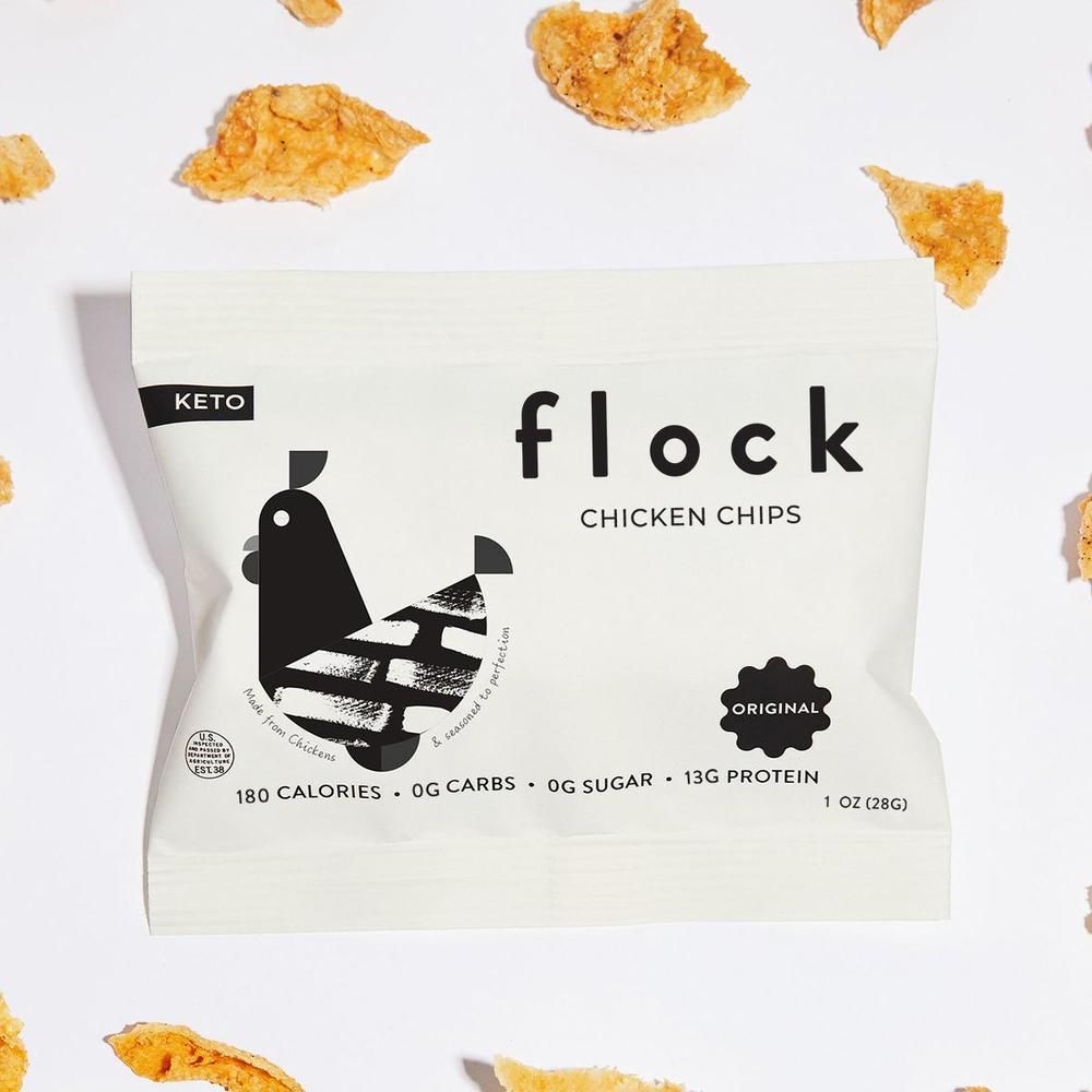 Flock - Chicken Chips - Original - 1 oz