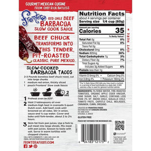 Frontera - BARBACOA Slow Cook Sauce - Red Chile - Mild - 227 g