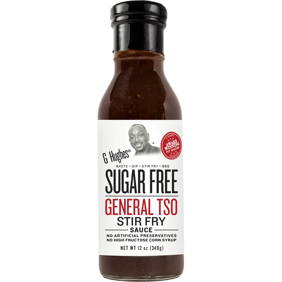 G Hughes Dipping Sauce - Sugar Free General Tso Stir Fry Sauce - 12 oz.