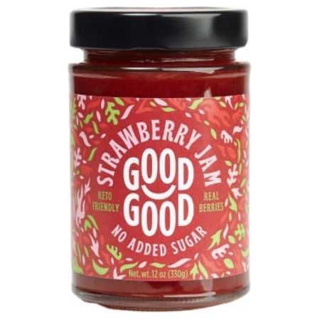 Good Good - Keto Friendly Sweet Spread- Strawberry - 12 oz jar