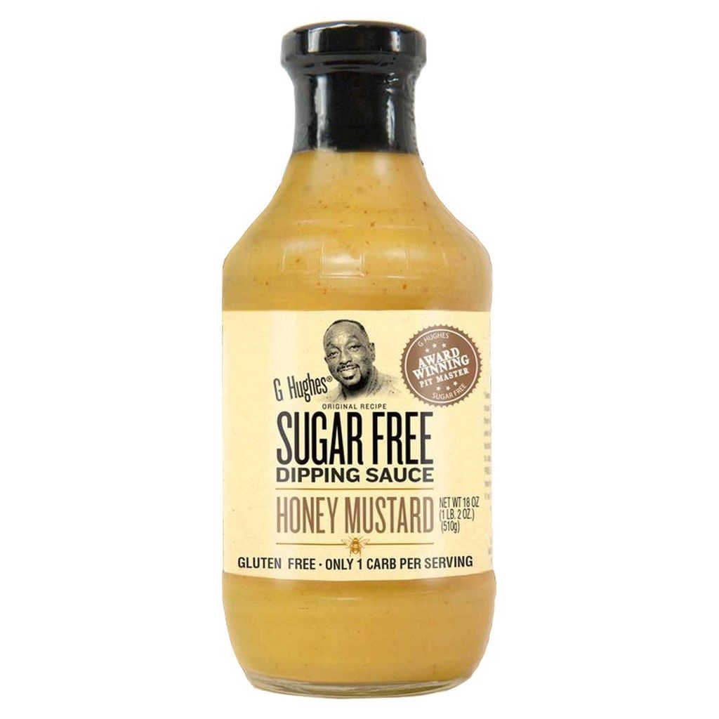 G Hughes Dipping Sauce - Sugar Free Honey Mustard - 18 oz.