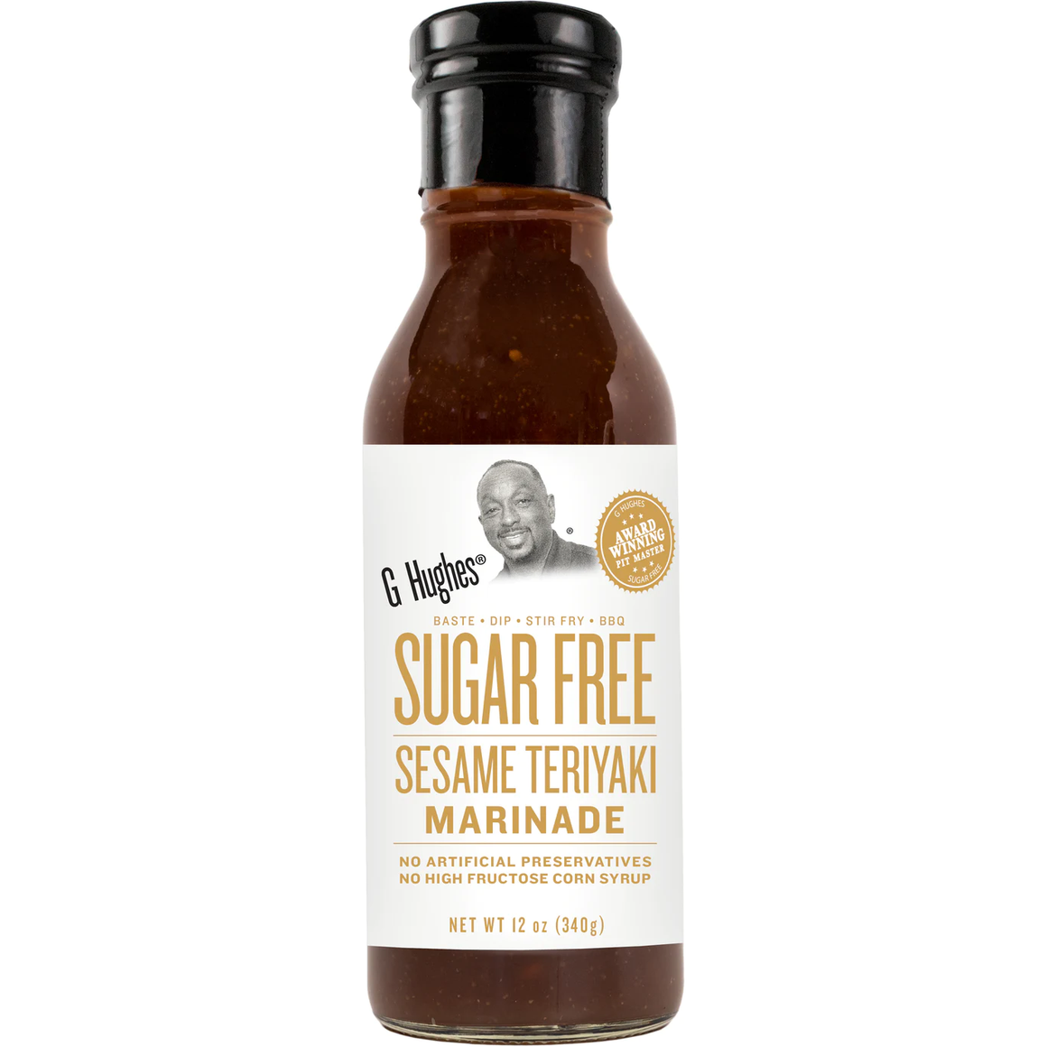 G Hughes Marinade - Sugar Free Sesame Teriyaki - 12 oz.