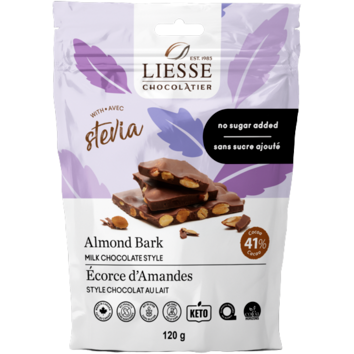 Galerie au Chocolat - Écorce d'Amande - Façon Chocolat au Lait - 120 g