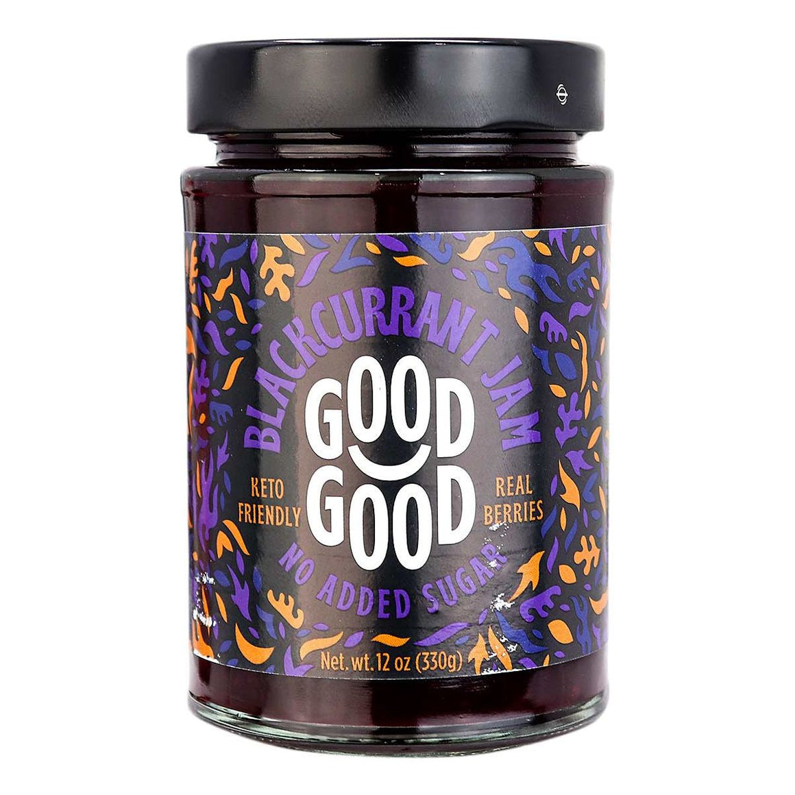 Good Good - Keto Friendly Sweet Spread - Blackcurrant - 12 oz jar