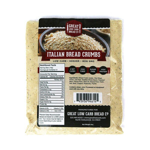 Great Low Carb Bread Company - Chapelure - Saveur italienne - Sac de 4 oz