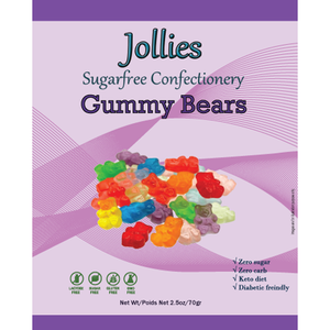 Jollies Sugar Free Candy - Gummy Bears - 2.5oz