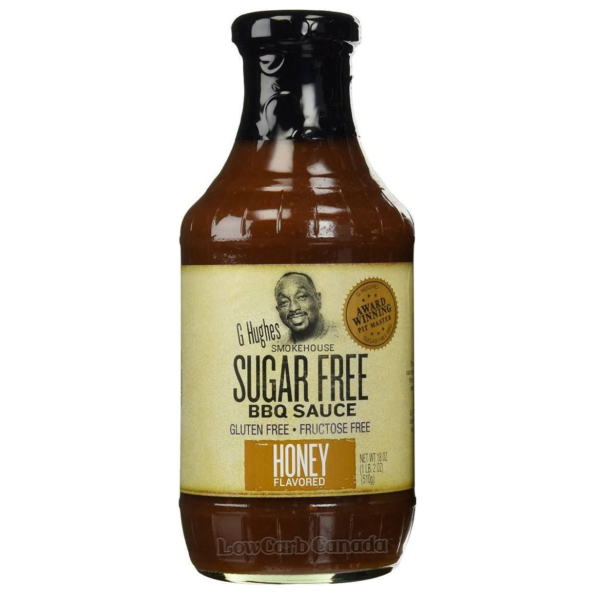 G Hughes Smokehouse - Sugar Free BBQ Sauce - Honey - 18 oz. - Low Carb Canada