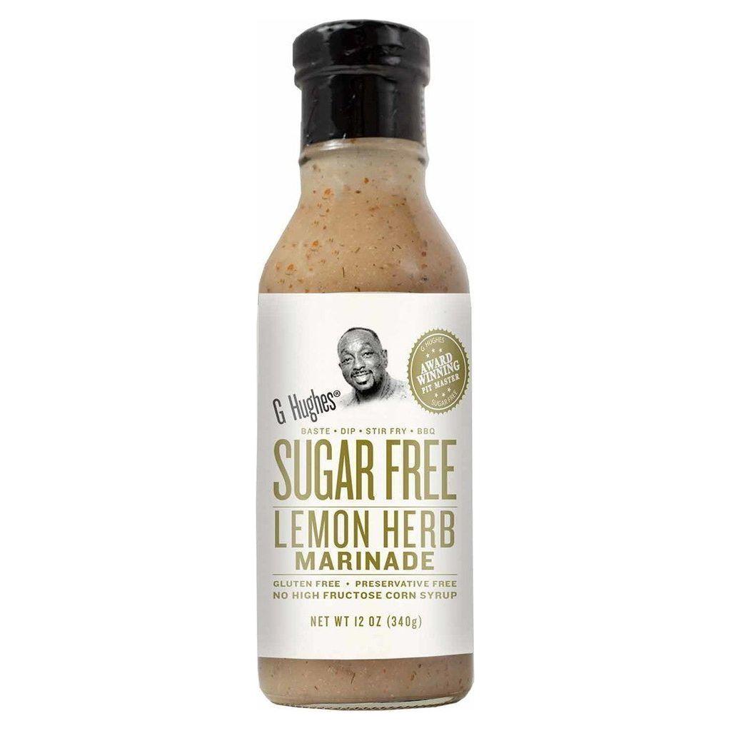 G Hughes Marinade - Sugar Free Lemon Herb - 13 oz.