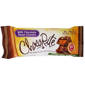 Healthsmart - ChocoRite Clusters - Milk Chocolate Pecan ** 16 Bars **
