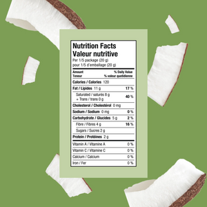 Healthy Crunch - Chips de Noix de Coco - Matcha Moringa Latte - 100g 