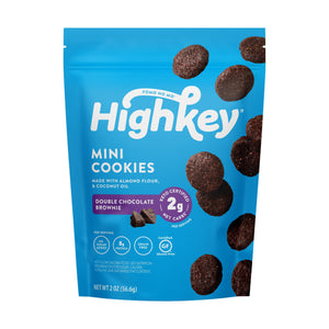 HighKey - Keto Mini Cookies - Brownie double chocolat - 2 oz