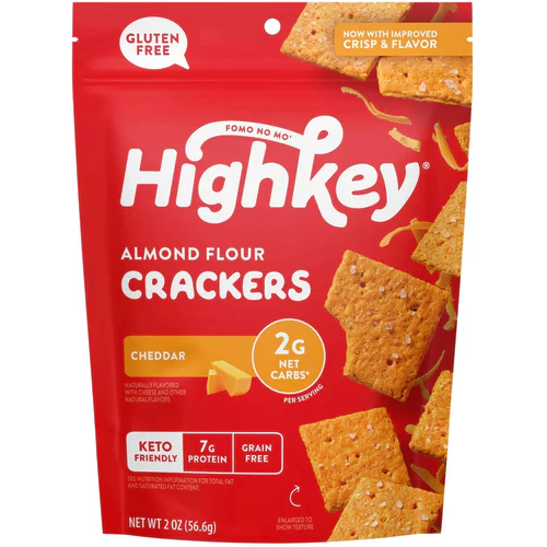 HighKey - Crackers - Cheddar - 2 oz