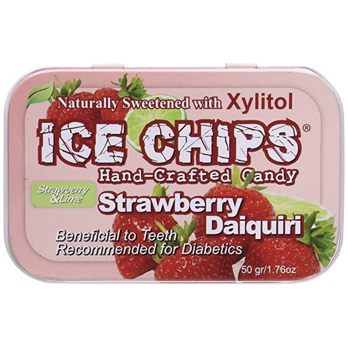 Ice Chips - Xylitol Sugar Free Candy - Strawberry Daiquiri - 1.76 oz