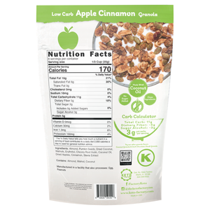 Keto Factory - Granola - Apple Cinnamon - 10oz