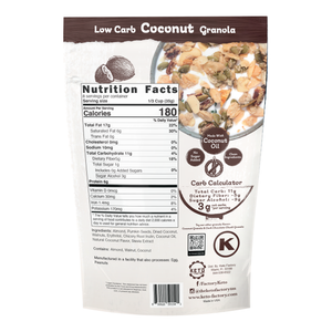 Keto Factory - Granola - Noix de coco - 10oz 