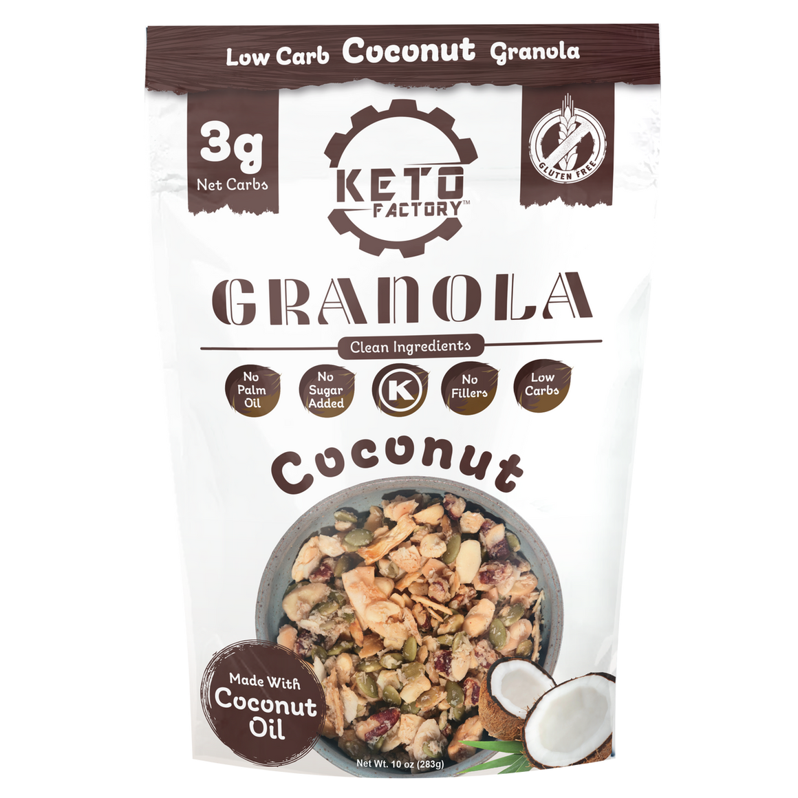 Keto Factory - Granola - Coconut - 10oz