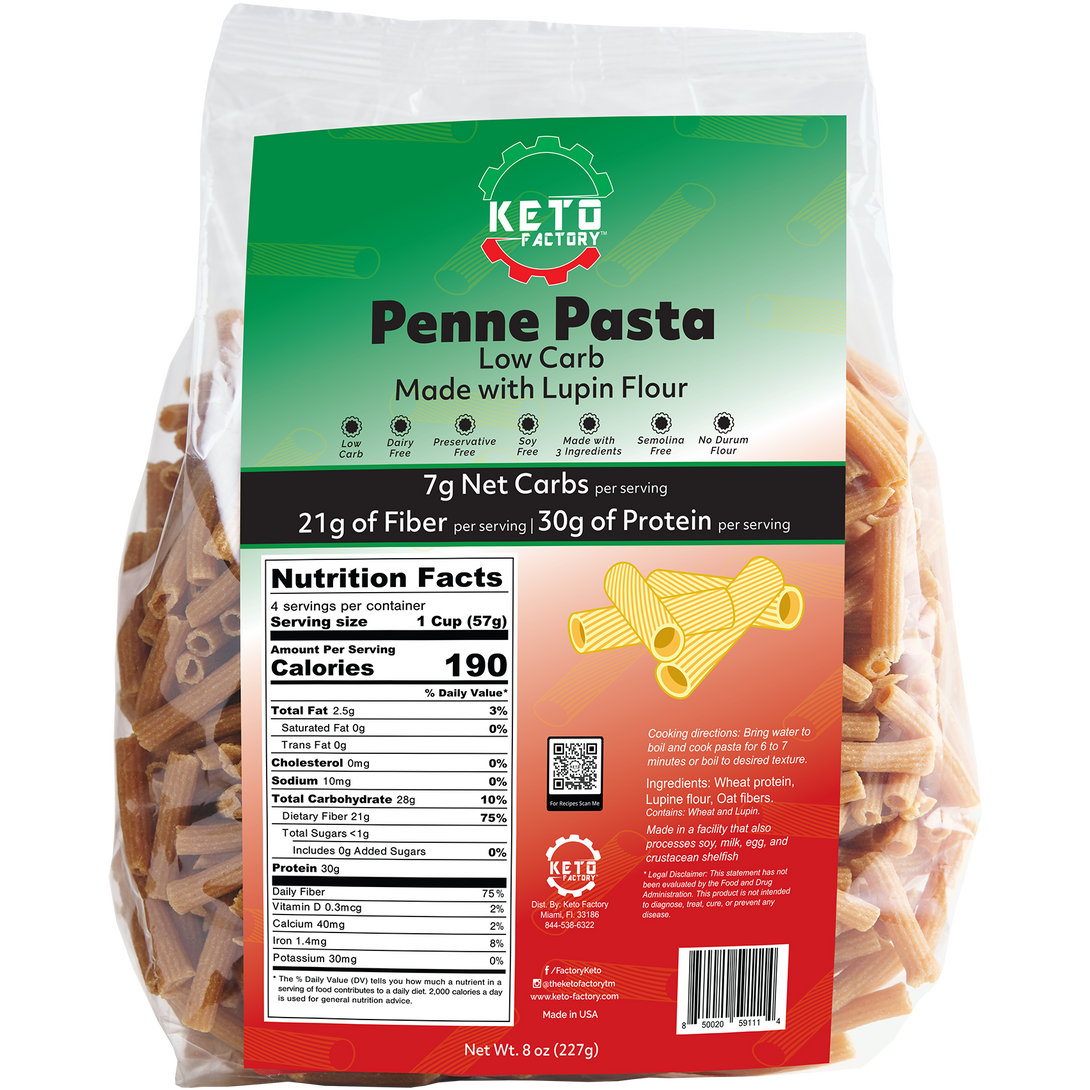 Keto Factory - Pâtes - Penne - 8oz 