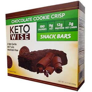 Keto Wise - Snack Bar - Biscuits croustillants au chocolat - 348g