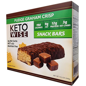 Keto Wise - Snack Bar - Fudge Graham - 348g