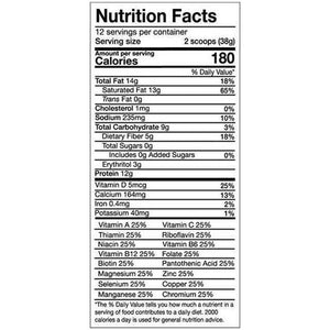Keto Wise - Meal Replacement Shake Mix - Chocolate Fudge Brownie - 16.1 oz