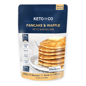 Keto and Co - Mélange à pâtisserie Keto pour crêpes et gaufres - 9,3 oz