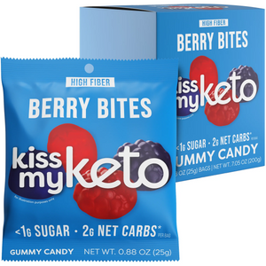 Kiss My Keto - Gummy Candy - Berry Bites - 0.88 oz