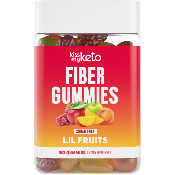 Kiss My Keto Fiber Gummies LIL Fruits 90 Gummies Low Carb Canada