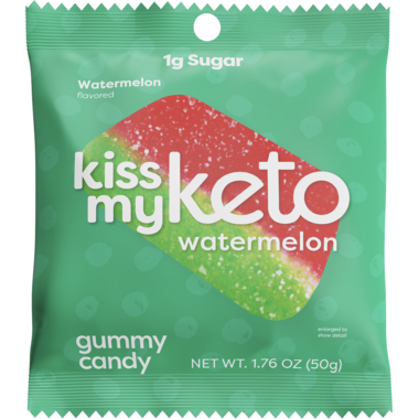 Kiss My Keto - Bonbons gommeux - Tranches de pastèque - 1,76 oz