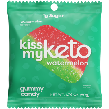 Kiss My Keto - Bonbons gommeux - Tranches de pastèque - 1,76 oz
