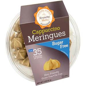 Krunchy Melts - Sugar Free Meringue - Cappuccino - 2 oz