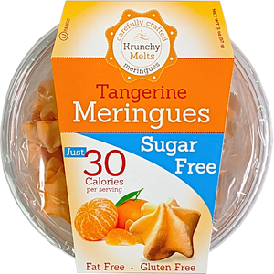 Krunchy Melts - Sugar Free Meringue - Tangerine - 2 oz