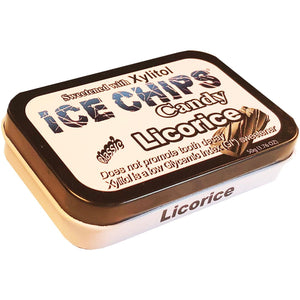 Ice Chips - Xylitol Sugar Free Candy - Black Licorice - 1.76 oz